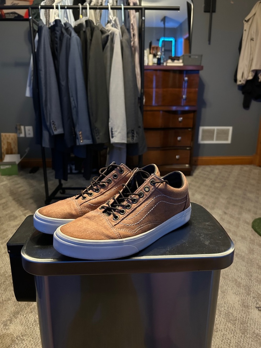 Brown Dress Vans Old Skool